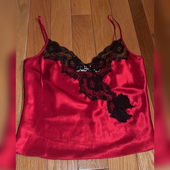 Victoria's Secret Tops - VS Red Lace Camisole